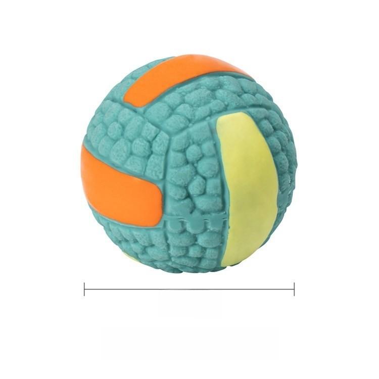 

Latex Tennis Ball Dog Toy With Noise For Active Play And Chewing зелений