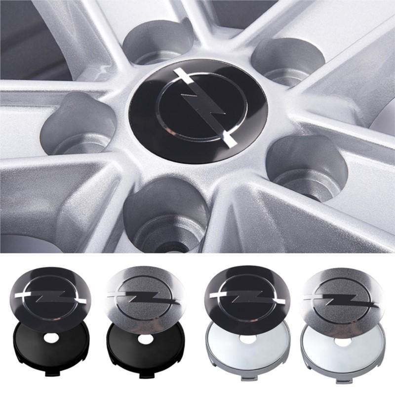 4pcs 56/60mm Car Wheel Center Hub Cap Stickers Auto Logo Emblem For Opel Zafira B Corsa D Insignia Mokka Regal Car Accessories