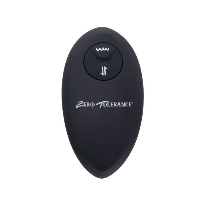 Stimulateur Anal - Zero Tolerance - Striker - Silicone - 5 modes de vibration - Télécommande sans fil