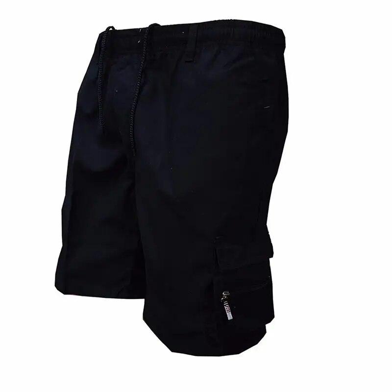 Men's Cargo Shorts Joggers Shorts Multi-pocket Cotton Loose Work Casual Short Pants Outdoor Pants Plus Size