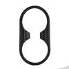 1pc Car Front Water Cup Frame Decoration Cover Trim for MG ZS 2017 2018 Carbon Fiber