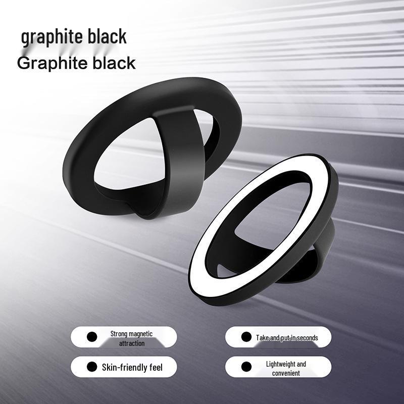 Magnetic Silicone Finger Ring Holder for iOS & Android - Universal Back Sticker Buckle