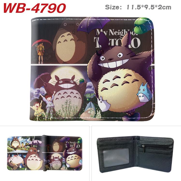 My Neighbor Totoro Coin Purse Large Capacity Full Color Print Short Card Holder Anime Wallet Leather Purse Gift 1pcs