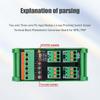 PLC Input Module Terminal Block 4 6 Way/Channels Photoelectric Proximity Switch NPN PNP Sensor 3 Wires Conversion Transfer Board