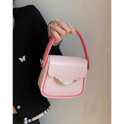 Handbag Women'Snewest Summer Contrast Color All-Match Ins Small Square Bag Chain Messenger Bag
