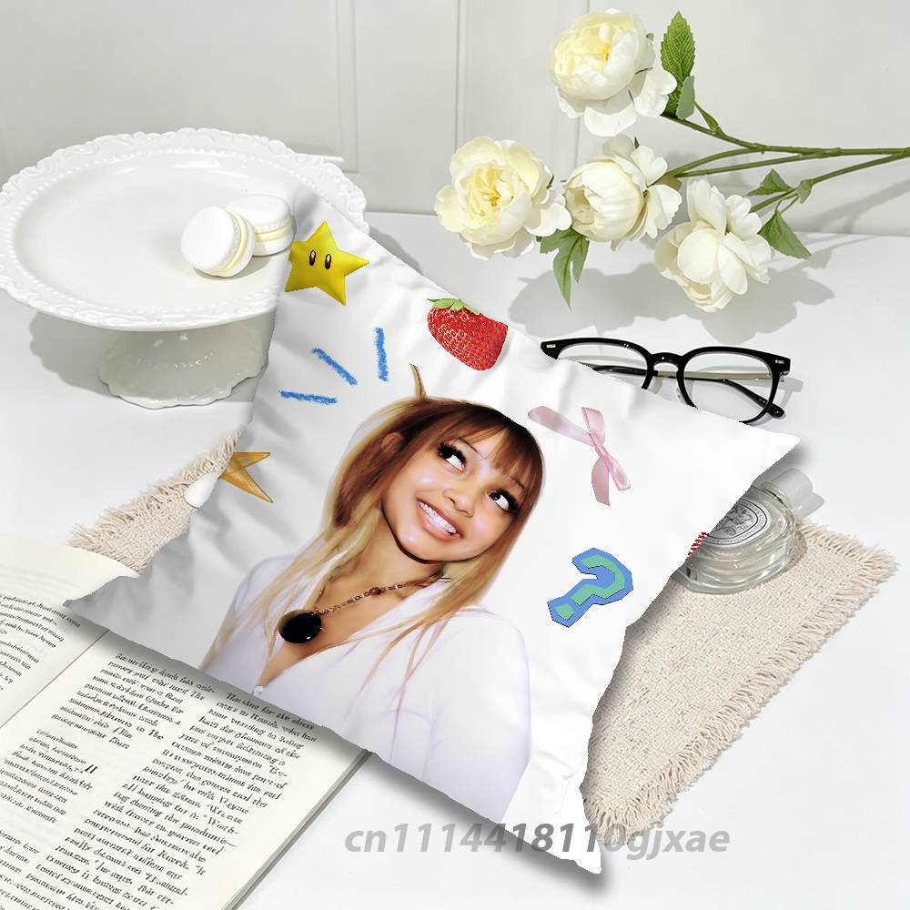 PPinkpantheress Fancy Some More Pillow for Sofa Seat Chair DecorativeModern Home Decor Print Throw Cushion