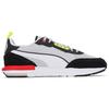 Puma R22 Casual Black White Red Unisex Lifestyle Shoes 383462-03