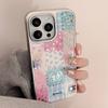 Gilt Ins Lattice Stitching 16pro Max Mobile Phone Case Iphone17 Apple 15 Electroplated High-quality Mobile Phone Case