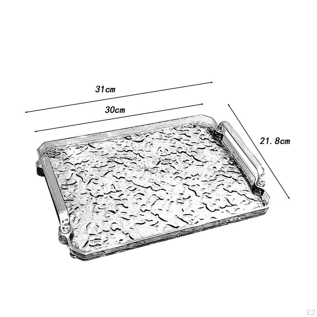 Elegant Rectangular Tray for Home Organization And Entertaining