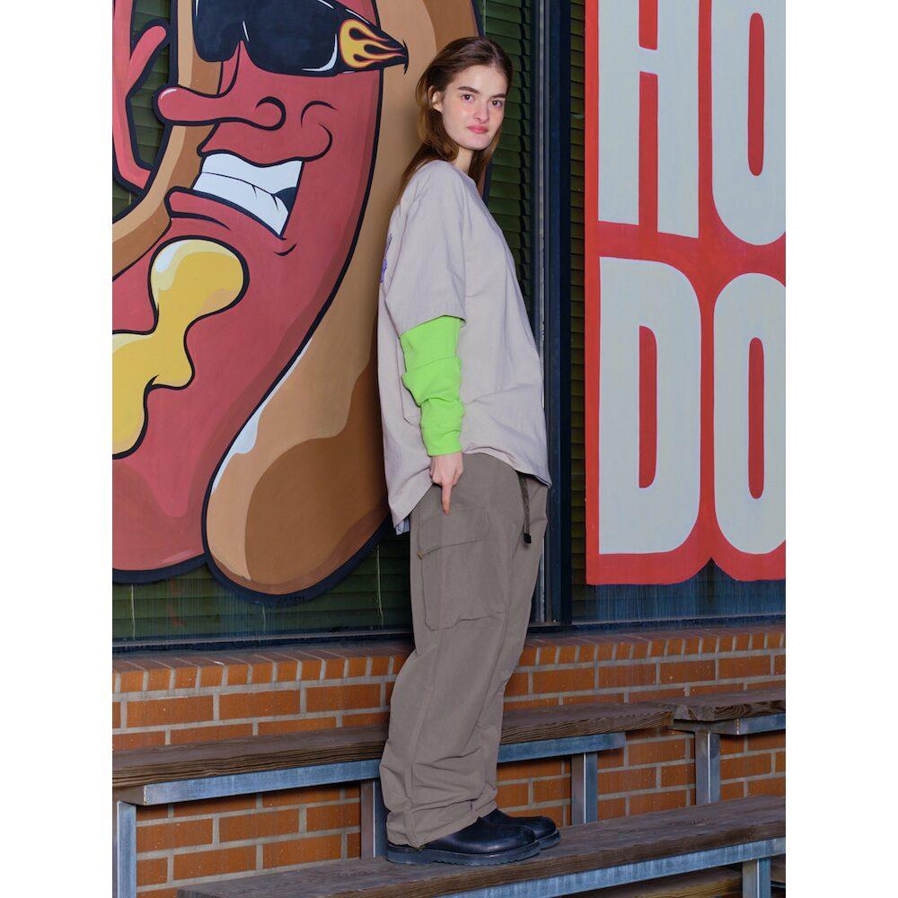 Saendeusaundeu Setup Cargo Pants Khaki