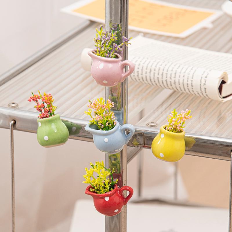 Vase Shape Refrigerator Magnets 3D Mini Magnets for Fridge Cute Fridge Magnet for Home Decoration Gift for Guests Housewarming