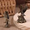 Eagle Ornament Pure Brass Tabletop Exhibition Eagle Small Bronze Ornament Car Decoration Ornament