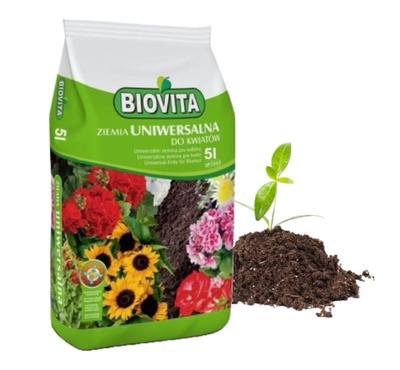 Univerzální zahradní zemina 5565 pH pro květiny 5l