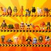 24-96Pcs Italian Brainrot Tung Tung Sahur Figures Doll Tralalero Tralala Bombardino Crocodilo Shimpanzini Bananini Model Toygift