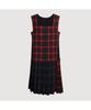 LUCKY CHOUETTE [Holiday Edition] Check Mix Midi Dress (Multi Color) Lfdas25040Xxx