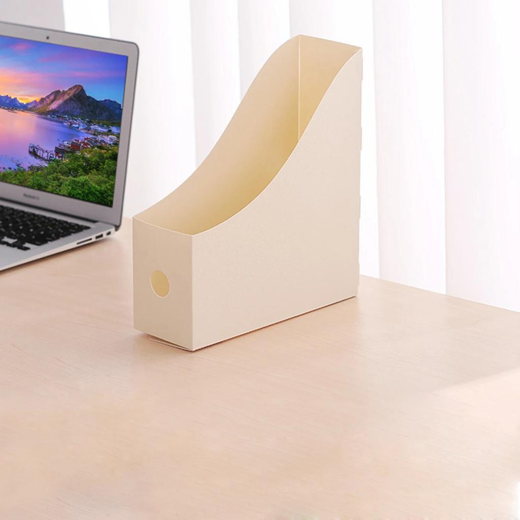 1pc Plastic File Organizer, Adjustable Document Holder, Desktop Storage Shelf for Office Home, Multi-Use Desk Organizer