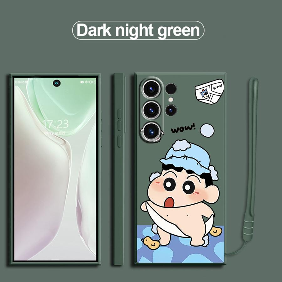 Crayon Shin-chan Phone Cover Case for Samsung Galaxy S25 S23 Note 20 10 Ultra S22 S20 FE S21 Plus S25Edge S24 Ultra