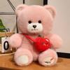 Cute Hug Apple Bear Teddy Bear Doll Plush Toy Hug Bear Doll Children's Company Soothing Ragdoll