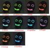 Premium Face Mask With Led Light Ideal For Halloween Dance Party Cosplay Decor