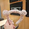 Autumn and Winter New Cute Plush Warm Bear Ear Band