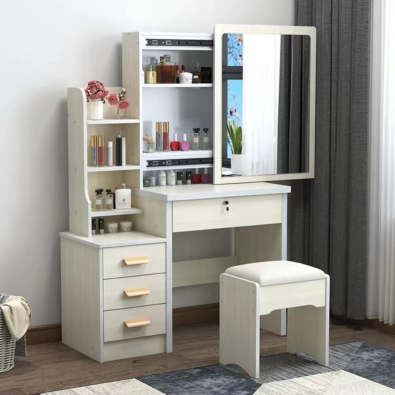 Multifunctional Compact Vanity with Storage Cabinet