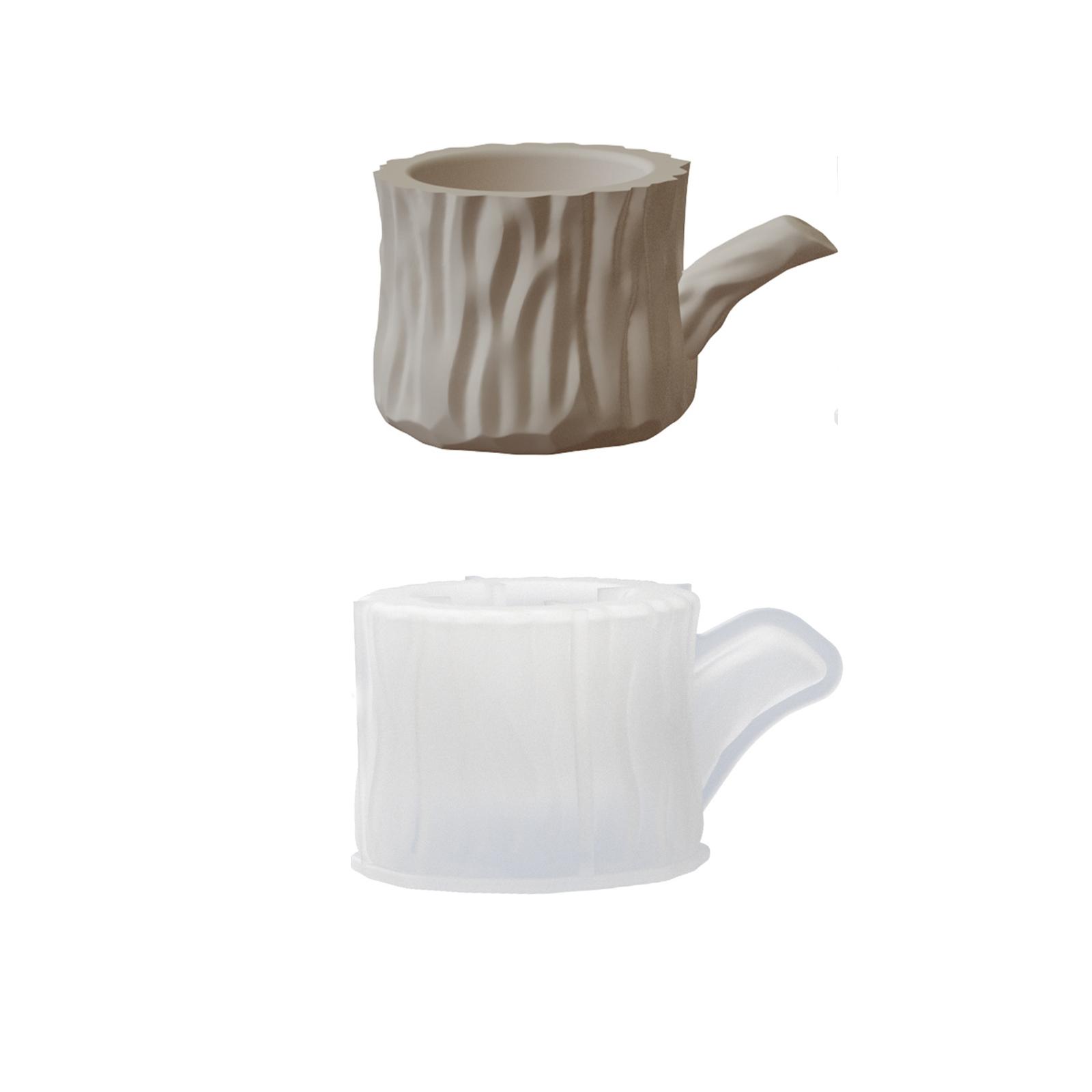 

Силиконовая форма для подсвечника, формы для стаканчиков для свечей, форма для подсвечника в виде пня, форма для гипса, форма для украшений, кашпо для суккулентов T1