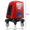 2 Line 1 Point Laser Level Automatic Self Leveling 360 Degree Vertical Horizontal Cross Red Laser Line Indoor Outdoor New