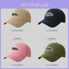 Classic Cotton Baseball Hat With Embroidered Letters Unisex Sunshade For All Seasons