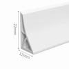 Self Adhesive Countertop Backsplash Double-Rib Support Splash Guard Seal  Floor Edge