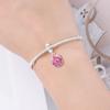Orstarry 925 Silver Pink Denim Hat Charms Trendy DIY Jewelry Bracelet Pendants Party Beads Gifts for Women Girls