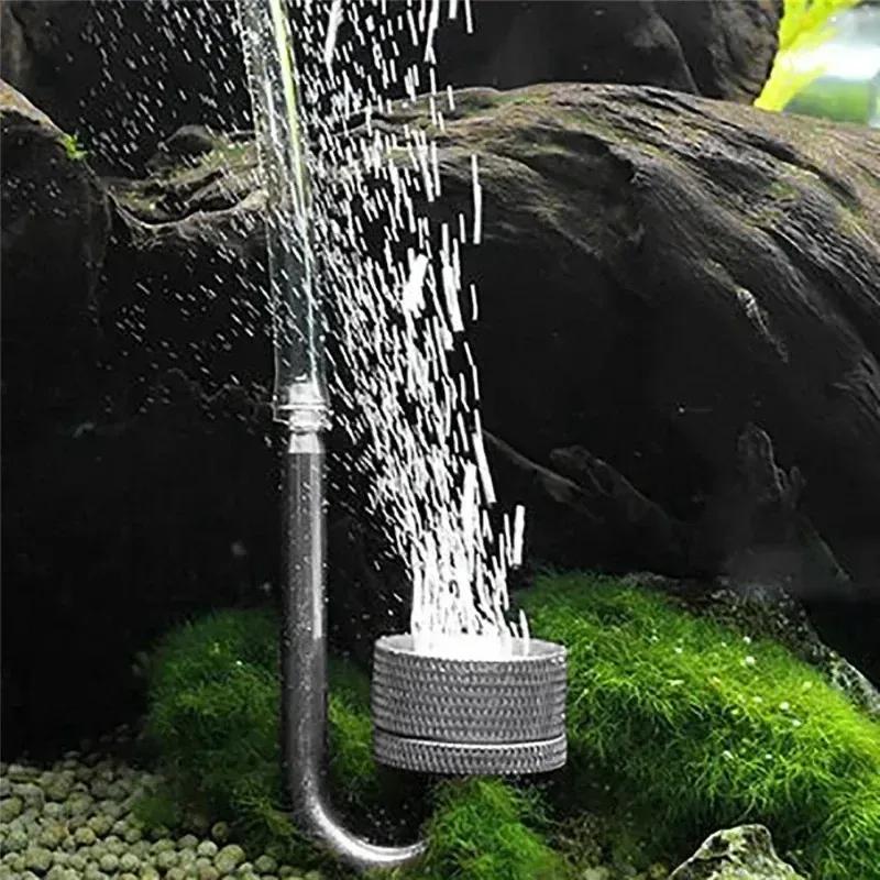 2L Aquarium DIY CO2 Generator System Kit Stainless Steel CO2 Cylinder Generator System Carbon Dioxide Reactor Kit for Plant Fish