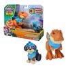 Packung 2 Figuren Brüllende Welpenfreunde Rex - Paw Patrol - Der Film Mission Dino - SPINMASTER - Ab 3 Jahren