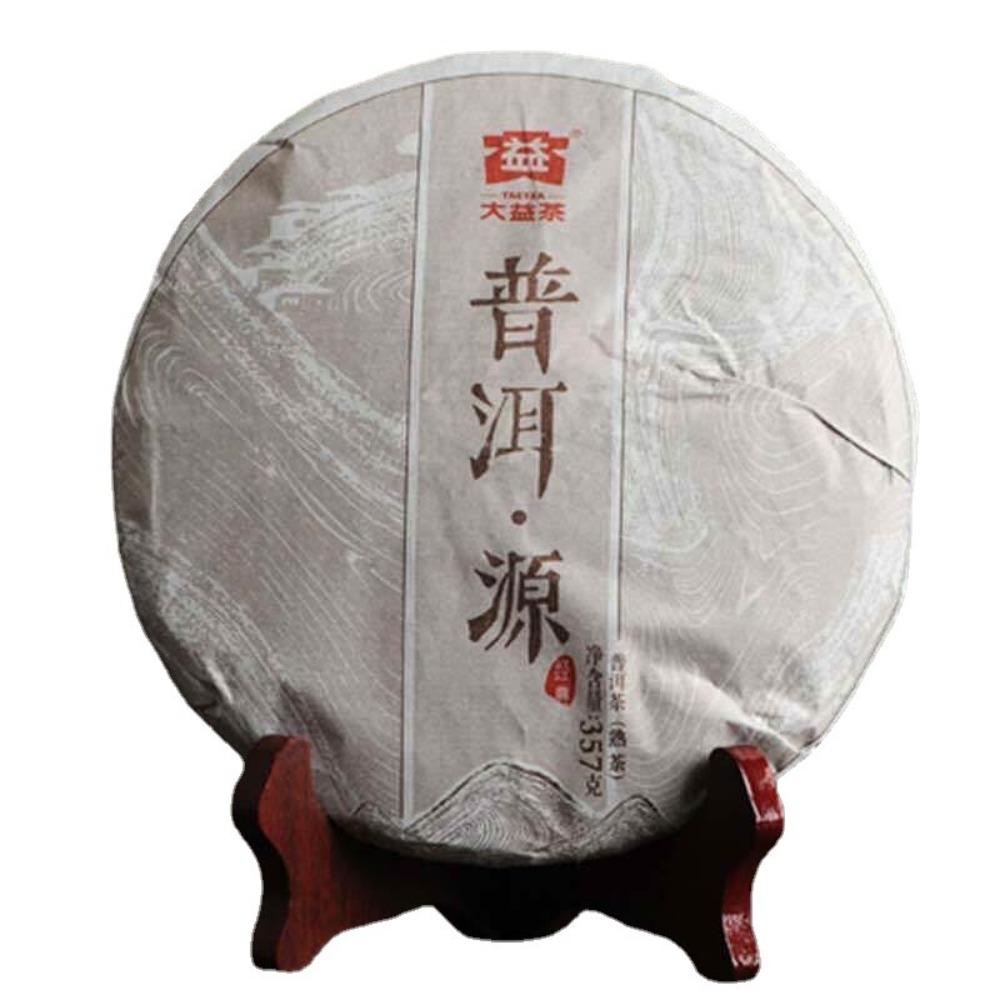 357g TAETEA Ripe Pu-erh Tea Cake Shu Fermented Yunnan Black Tea