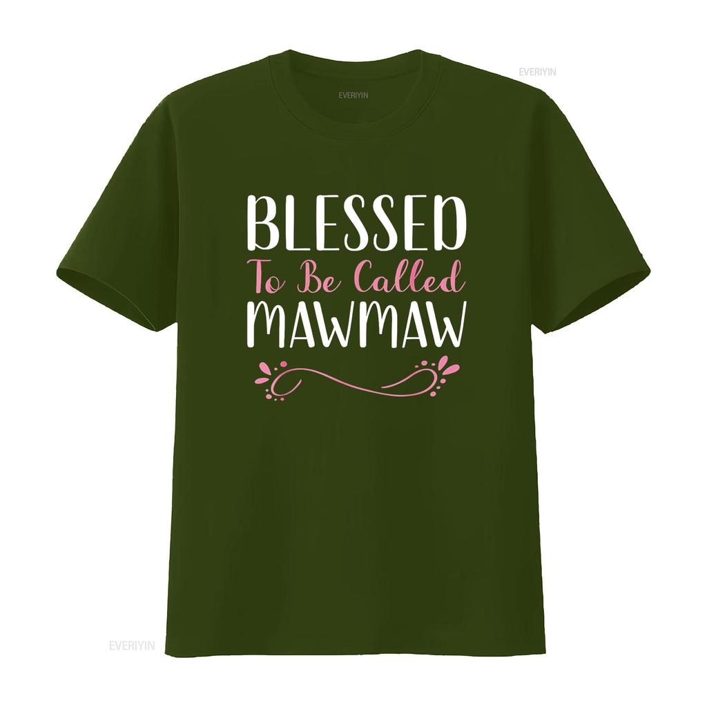 Blessed To Be Called Maw Cute Cool MawMaw T Shirt vintage Washed Unisex Versatile homme Stretched graphic Stylish Breathable
