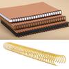 50 Packs Double   Wire Binding Spines   Paper Size 180 Sheets Capacity 3Celsius4in Diameter Wire Binding Rings for  