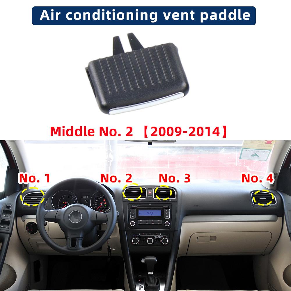 

AC Air Vent Flap Adjuster Clip for VW Golf Mk6 2009-2014 Replaces OE 1KD819203 5KD819703 5KD819704 5KD819728