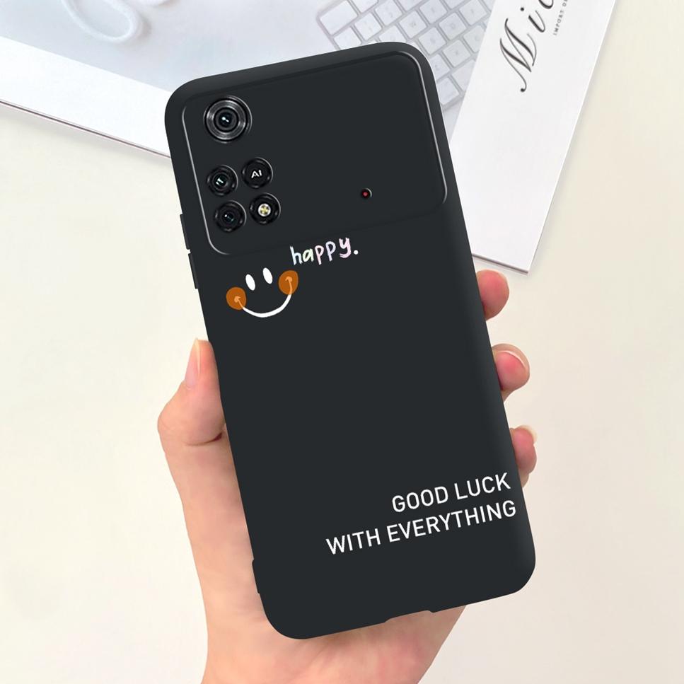For Xiaomi Poco M4 Pro 4G Case Little Daisy Astronaut Pattern Soft Silicone Covers For Xiaomi Poco M4Pro 6.43"Bumper Phone Cases