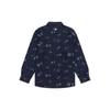 New MLB MONOGRAM Collection New York Yankees 24FW Denim Shirt Unisex Dark Marine Blue 3ADRM0244-50NYD
