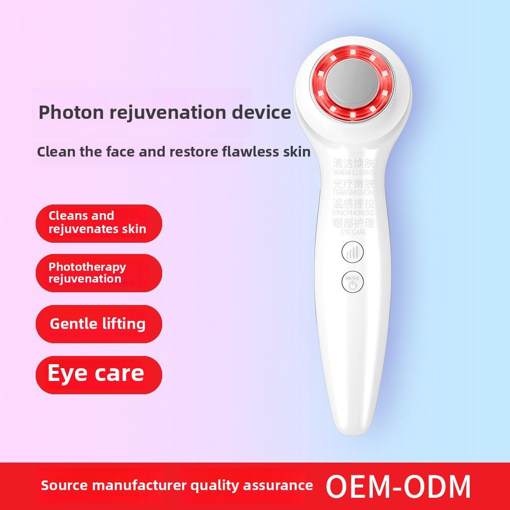 Beauty Instrument Household Introducer Export Face Wash Instrument Cleanser Photon Rejuvenator Color Light Firming Instrument