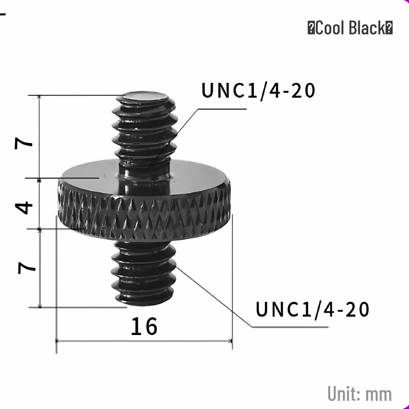 1/4 Camera Tripod Adapter: Live Broadcast & Photography Screw Mount