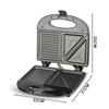 750W Double Sided Heating Sandwich Maker Mini Waffle Machine Household Multi Functional Breakfast Machine