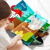 3D Animal Tail Cloth Book Washable Cloth Book Toys Creative Crispy Cloth Book  0-36 Months