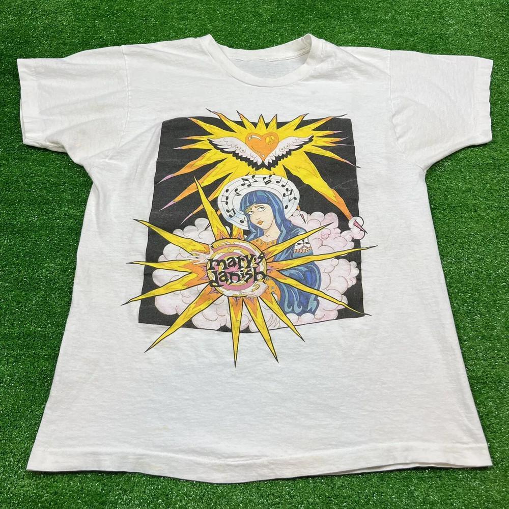 

SALE Vtg Mary’s Danish Band Cotton White Full Size Unisex Shirt Unisex T-Shirt S