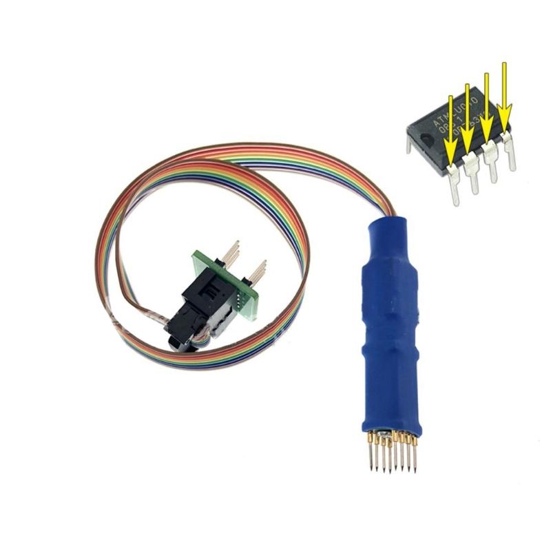 DIP8 Direct Insertion Chip Probe Wire 8Pin 2.54mm Air Conditioner E-side Burning for Data Transfer Programming