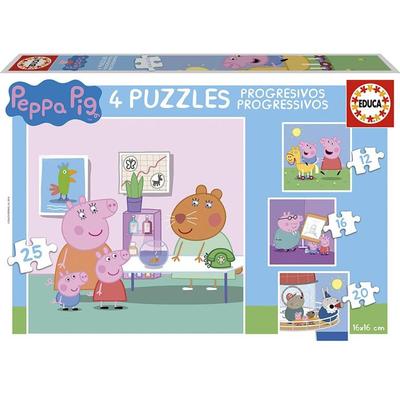 Pussel Peppa Gris - 12-16-20-25 bitar - Tecknade serier och serietidningar - Barn