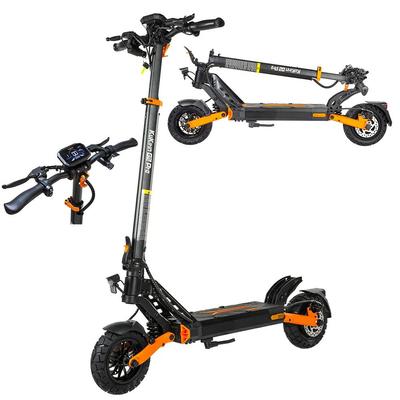 Opvouwbare elektrische step KuKirin G2 Pro ABE, een 500W motor, een 48V 15,6Ah batterij, een topsnelheid van 20 km/u, een actieradius van 65 km en 9-inch banden