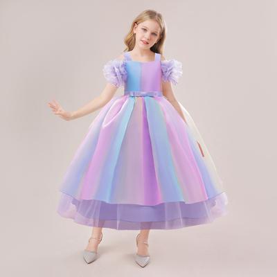 8-12 Years Girls Dress Autumn And Winter New Baby Children Dress Halloween Princess Dress Girls Wedding Party Dress Flower Girl Tutu Skirt
