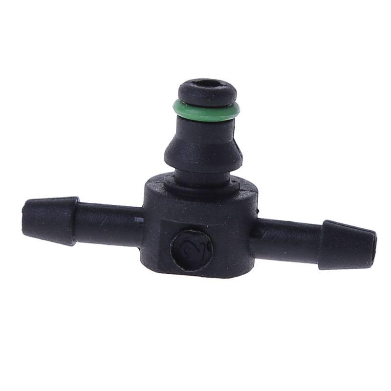 Para conector tipo T tubo de junção de mangueira para injetor série 110 injetor common rail tubo de retorno de óleo refluxo 10