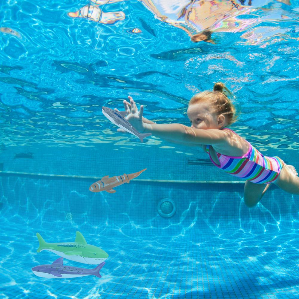 Children Diving Toy Ocean Creatures Animal Simulation PVC Shark Model Toys