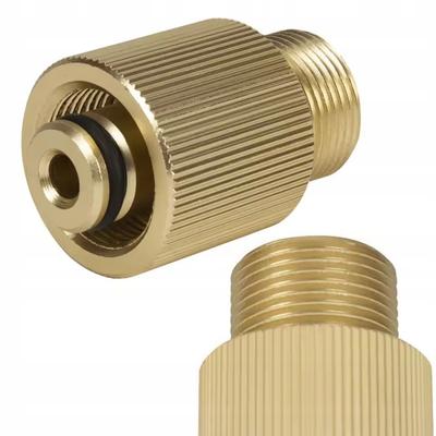 Adapter M22-G1/2 BSP – Redukcja Mosiężna | Gwint M22 x G1/2" BSPP | Trzpień 14 mm | Do Myjek Karcher, Nilfisk